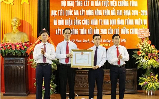 Thành Nam hoàn thành nhiệm vụ xây dựng nông thôn mới