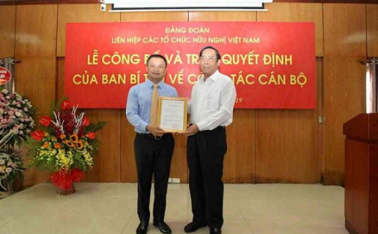 Phó Chủ tịch tỉnh Nam Định nhận nhiệm vụ mới tại Liên hiệp các tổ chức Hữu nghị Việt Nam