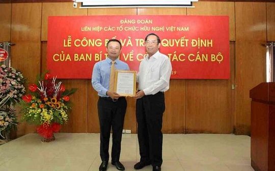 Phó Chủ tịch tỉnh Nam Định nhận nhiệm vụ mới tại Liên hiệp các tổ chức Hữu nghị Việt Nam