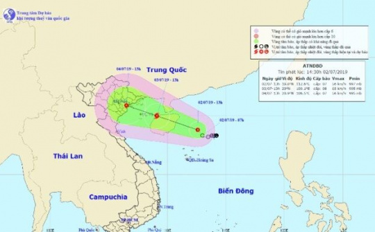 Hải Phòng: Công điện khẩn phòng chống áp thấp nhiệt đới và bão