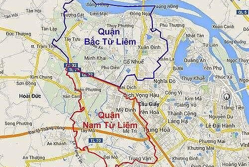 Hà Nội: Sẽ điều chỉnh địa giới hành chính 3 quận phía Tây