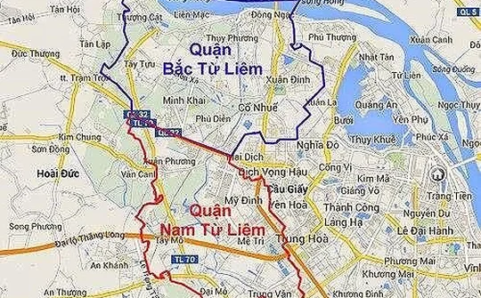 Hà Nội: Sẽ điều chỉnh địa giới hành chính 3 quận phía Tây