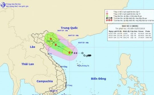 Thái Bình, Nam Định đồng loạt cấm biển, thực hiện biện pháp đối phó bão số 2