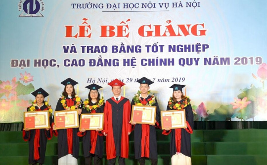 Trường Đại học Nội vụ Hà Nội bế giảng năm 2019