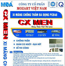 Xi măng CX Men chống thấm công trình, thách thức thời tiết.