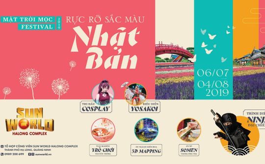 Vô vàn trải nghiệm Nhật Bản phải thử khi đến Lễ hội mặt trời mọc tại Hạ Long tháng 7 này