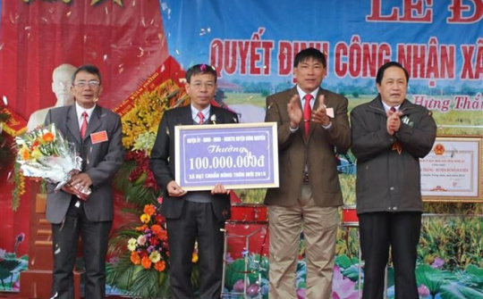 Hoàn thành nợ sau chuẩn Nông thôn mới ở Hưng Thắng