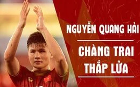 Quang Hải nhận giải Vinh quang Việt Nam