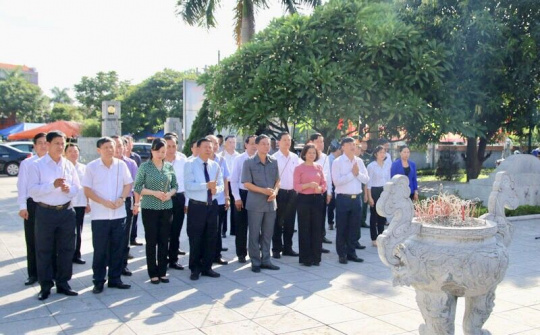 Lãnh đạo tỉnh Bắc Ninh dâng hương tưởng niệm Tổng Bí thư Nguyễn Văn Cừ