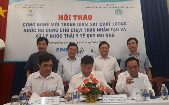 TP.HCM sẽ hỗ trợ các phòng khám nhỏ, trạm y tế xử lý nước thải bằng công nghệ mới