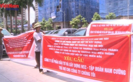 Công ty thành viên Tập đoàn Nam Cường chây ì số nợ hơn 50 tỉ đồng