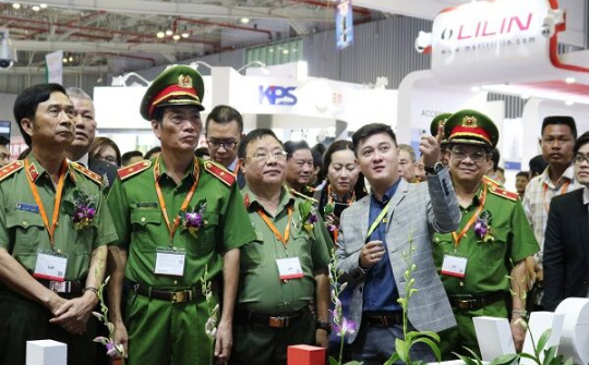 530 gian hàng tham gia triển lãm quốc tế về kỹ thuật, phương tiện PCCC, cứu nạn, thiết bị an ninh