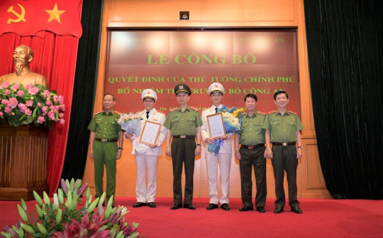 Bộ Công an có 2 tân Thứ trưởng