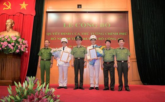 Bộ Công an có 2 tân Thứ trưởng