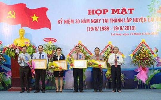 Huyện Lai Vung sau 30 năm tái lập: Đổi mới, phát triển và hội nhập