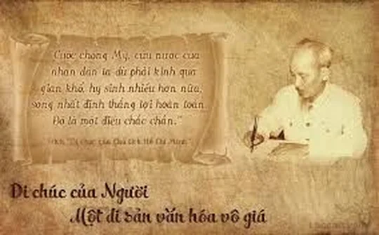 Sự kết tinh tư tưởng - đạo đức và phong cách trong “Di chúc” của Hồ Chí Minh