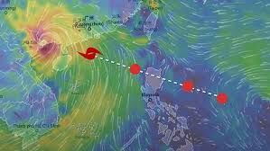 Bão Podul gây mưa lớn diện rộng ảnh hưởng đến dịp nghỉ lễ 2/9