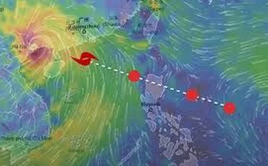 Bão Podul gây mưa lớn diện rộng ảnh hưởng đến dịp nghỉ lễ 2/9