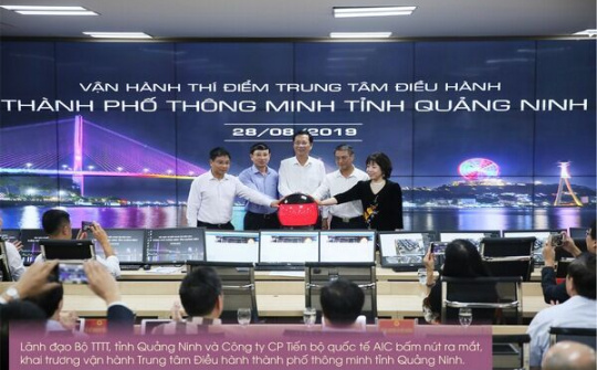 Khai trương vận hành Trung tâm Điều hành thành phố thông minh tỉnh Quảng Ninh