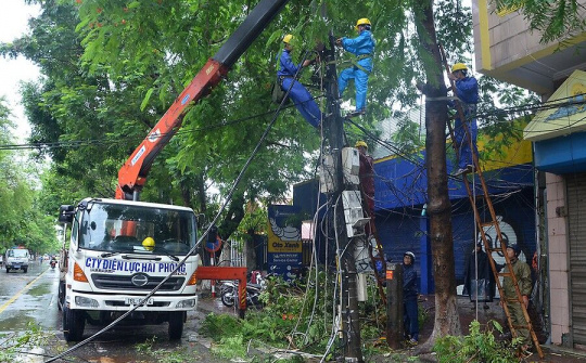 Hải Phòng: Khắc phục hậu quả cơn bão số 3