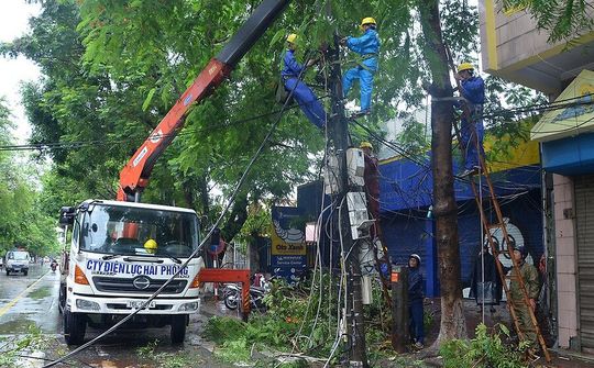 Hải Phòng: Khắc phục hậu quả cơn bão số 3
