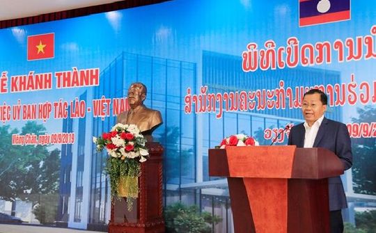 Khánh thành trụ sở Ủy ban hợp tác Lào -Việt Nam tại Vientiane