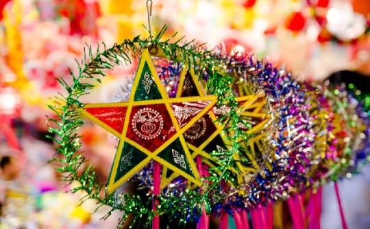 Tết Trung thu lấp lánh đèn ông sao làng nghề Báo Đáp