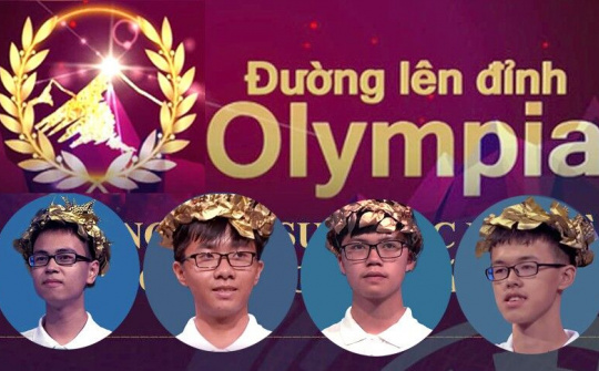 4 nhà leo núi cùng nhau tranh ngôi vị Quán quân Đường lên đỉnh Olympia 2019