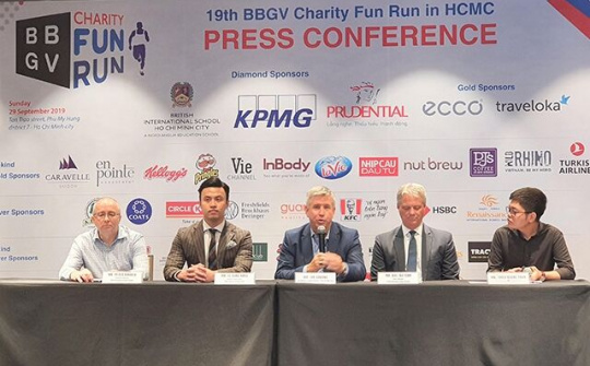 Tổ chức chương trình chạy bộ Fun Run gây quỹ từ thiện lần thứ 19