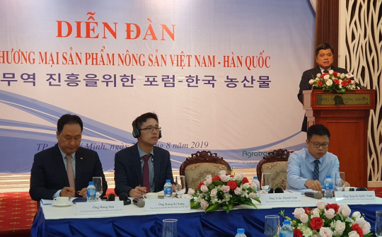 Thúc đẩy xuất khẩu nông sản Việt vào Hàn Quốc