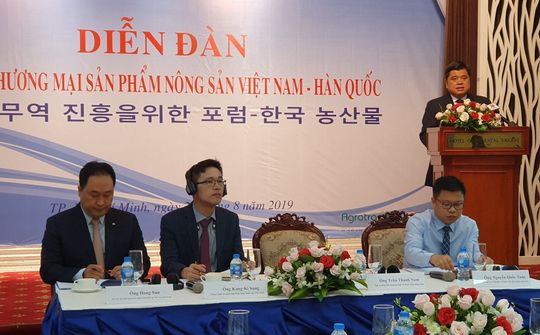Thúc đẩy xuất khẩu nông sản Việt vào Hàn Quốc