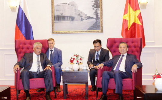 Bộ Công an Việt Nam và Bộ Nội vụ Nga thúc đẩy quan hệ hợp tác