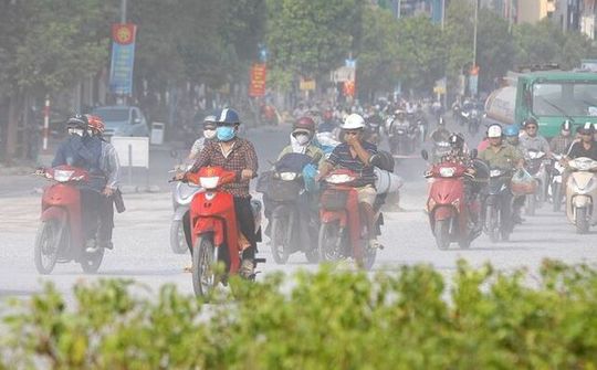 Không khí Hà Nội đạt mức nguy hại cho sức khoẻ con người