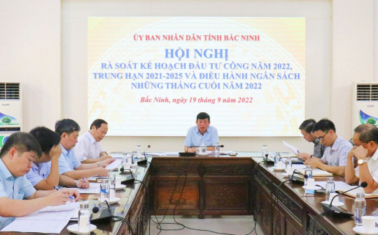 Bắc Ninh: UBND tỉnh rà soát kế hoạch đầu tư công và điều hành ngân sách