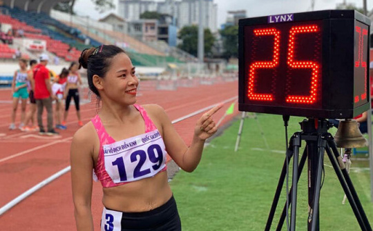 Thanh Phúc phá kỷ lục đi bộ quốc gia nội dung 10km