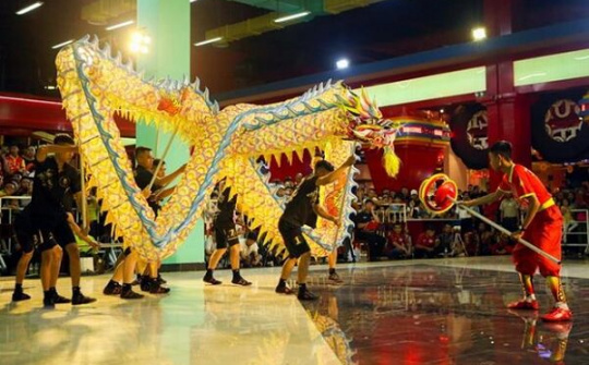 Liên hoan múa Rồng Hà Nội 2019 tại không gian đi bộ hồ Hoàn Kiếm