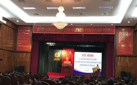 Nam Định: Khen thưởng cho các tập thể, cá nhân có thành tích xuất sắc trong tấn công, trấn áp tội phạm