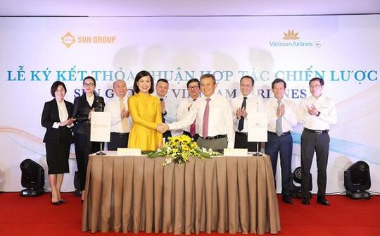 Vietnam Airlines và Sun Group ký kết thỏa thuận hợp tác chiến lược