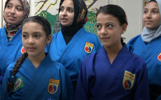 Vovinam được các bạn trẻ Trung Đông đón nhận