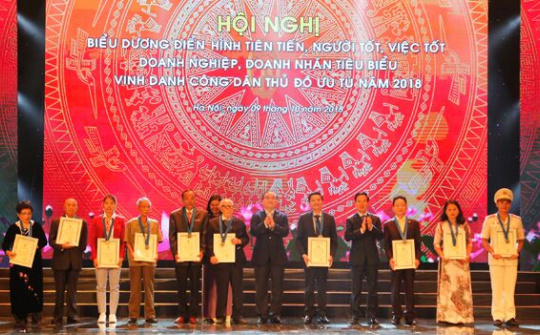 10 cá nhân dự kiến được tặng thưởng danh hiệu Công dân Thủ đô ưu tú năm 2019