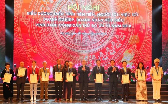 10 cá nhân dự kiến được tặng thưởng danh hiệu Công dân Thủ đô ưu tú năm 2019