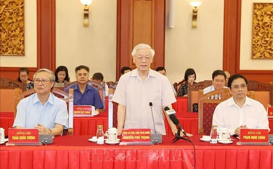 Nguyên lãnh đạo Đảng, Nhà nước góp ý 2 dự thảo Báo cáo của Đại hội XIII