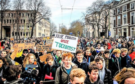 Hà Lan: Biểu tình quy mô lớn chống biến đổi khí hậu ở The Hague