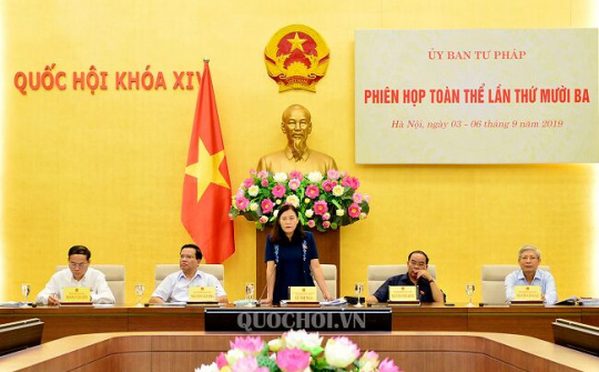 Phiên họp toàn thể lần thứ 13 của Ủy ban Tư pháp của Quốc hội.