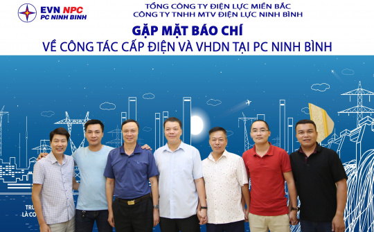 PC Ninh Bình thông cáo về công tác cấp điện và văn hóa doanh nghiệp
