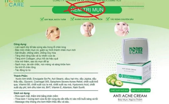 Công ty Bio Cosmetics bị xử phạt 30 triệu đồng do vi phạm quảng cáo trong lĩnh vực y tế
