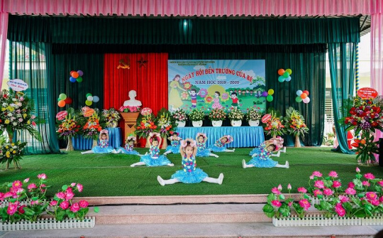 Hân hoan ngày hội toàn dân đưa trẻ đến trường năm học 2019 – 2020 tại tỉnh  Thái Nguyên
