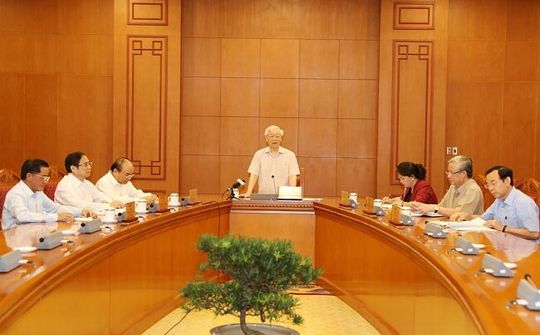 Tổng Bí thư, Chủ tịch nước chủ trì cuộc họp Tiểu ban Văn kiện Đại hội Đảng XIII