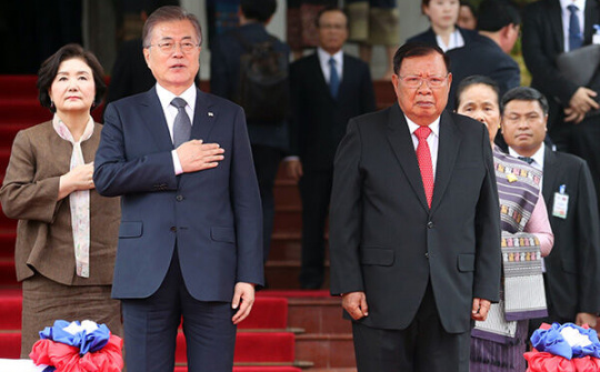 Tổng thống Hàn Quốc công bố "Tầm nhìn Mekong" khi thăm Đông Nam Á