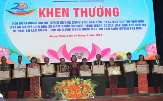 Bảo tồn, phát huy giá trị DSVH thế giới Đô thị cổ Hội An và Khu đền tháp Mỹ Sơn